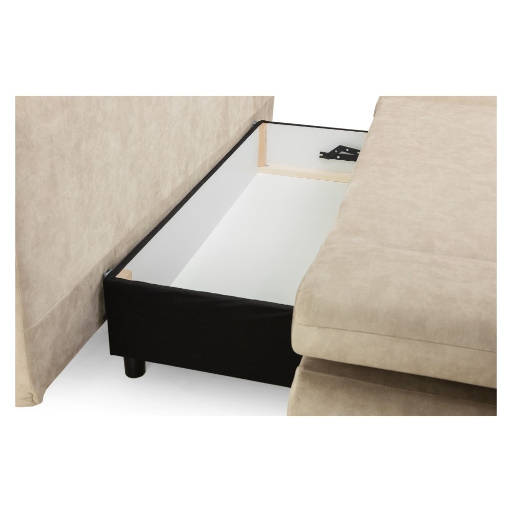 Product photograph of Athell Mocha 3 Seater Sofabed With Storage from Choice Furniture Superstore.