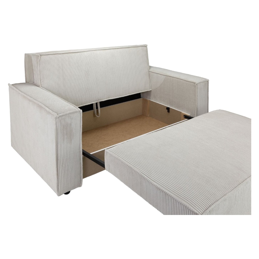 Product photograph of Cassia Beige 2 Seater Sofabed With Storage from Choice Furniture Superstore.