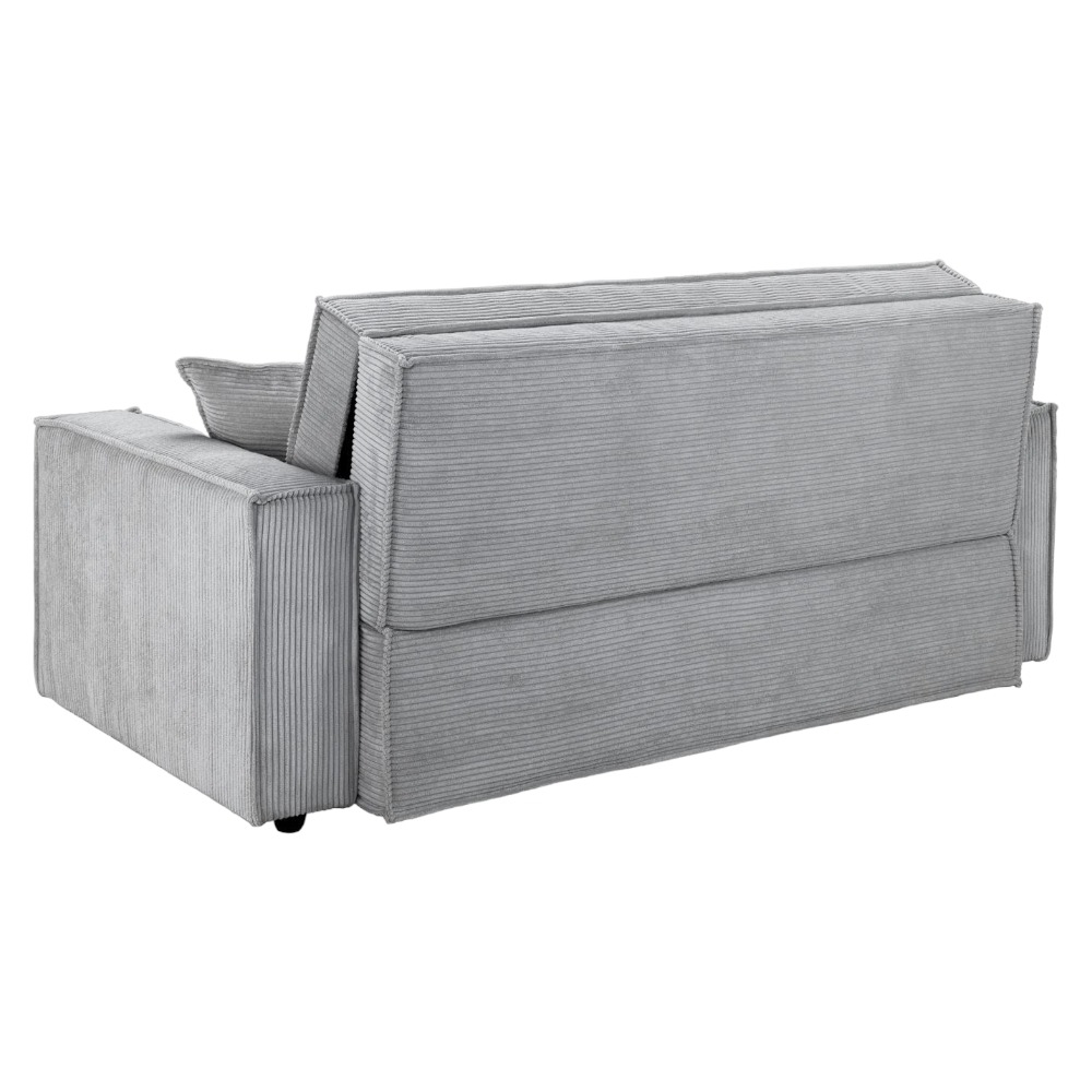 Product photograph of Cassia Grey Tufted 3 Seater Sofabed With Storage from Choice Furniture Superstore.