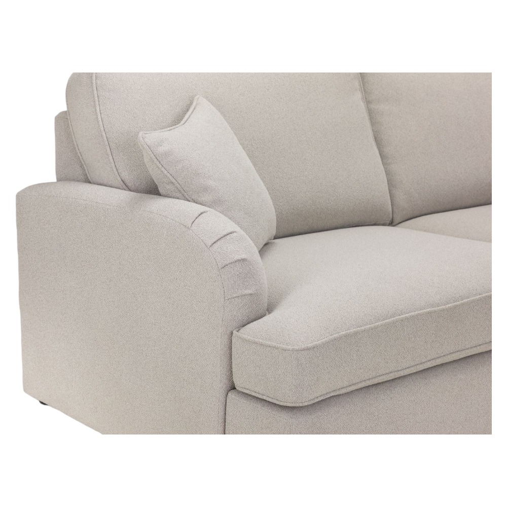 Product photograph of Erin Beige Tufted 3 Seater Sofabed from Choice Furniture Superstore.