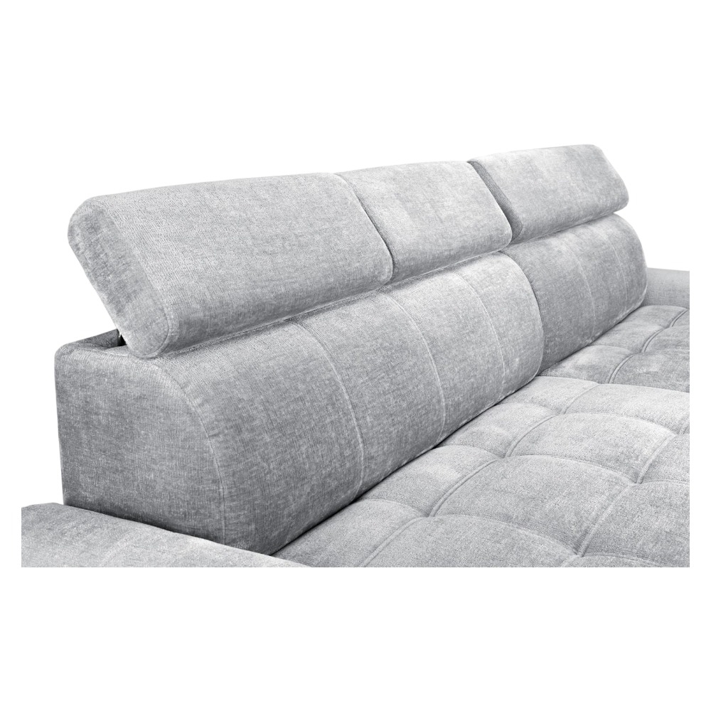 Product photograph of Fenix Grey Universal Corner Sofabed With Storage from Choice Furniture Superstore.