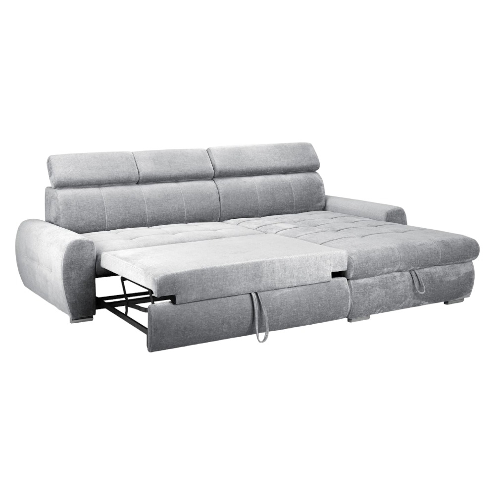 Product photograph of Fenix Tufted Universal Corner Sofabed With Storage from Choice Furniture Superstore.