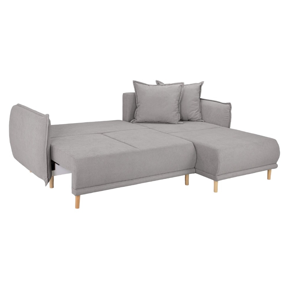 Product photograph of Gale Grey Universal Corner Sofabed from Choice Furniture Superstore.