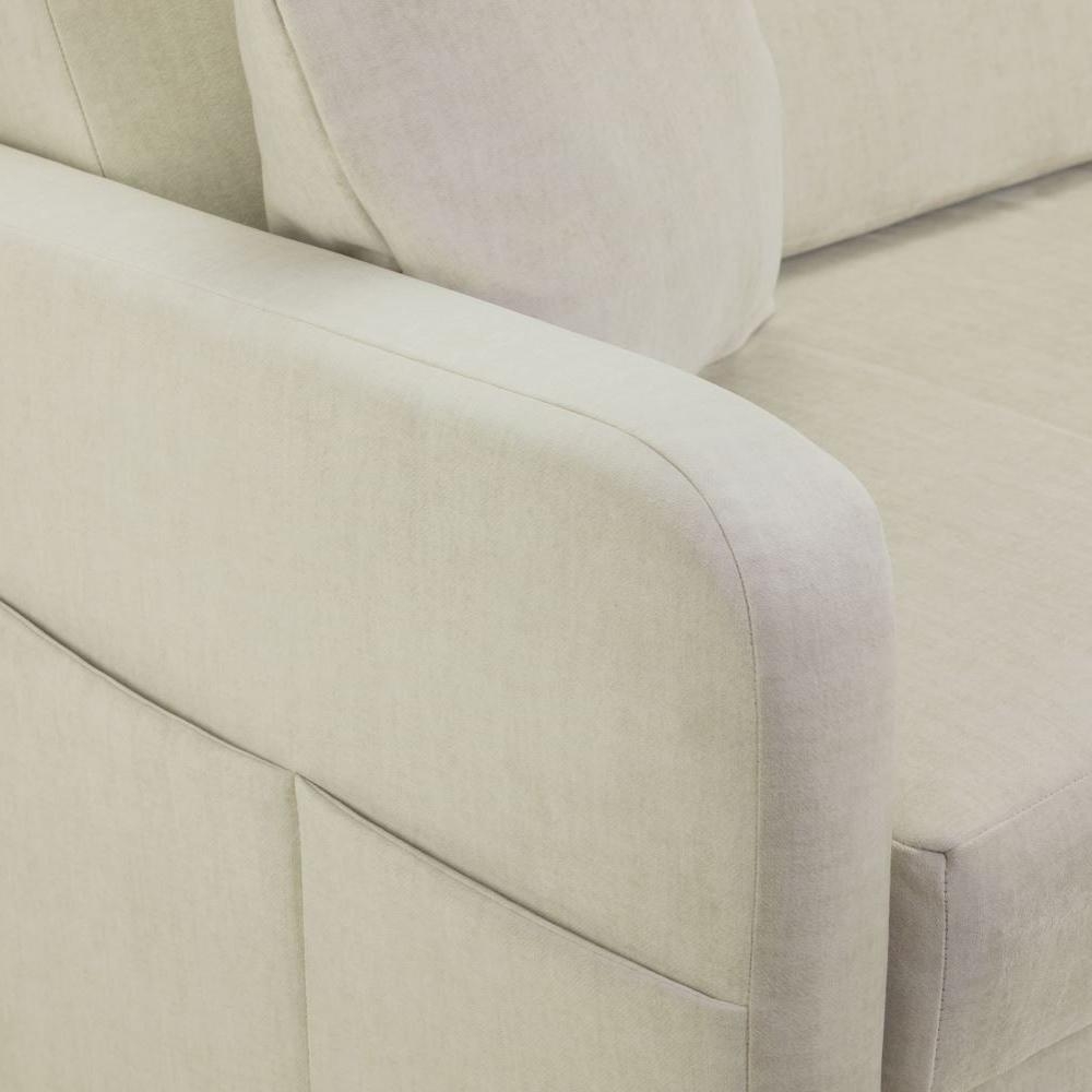 Product photograph of Penelope Beige 2 Seater Sofabed With Storage from Choice Furniture Superstore.