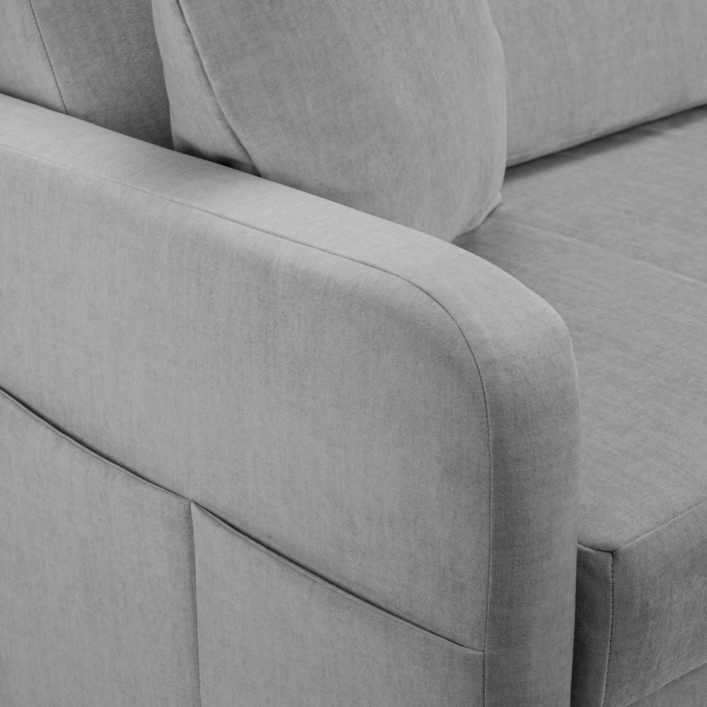 Product photograph of Penelope Grey Tufted 2 Seater Sofabed With Storage from Choice Furniture Superstore.