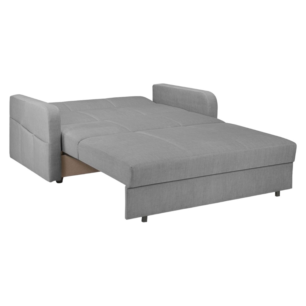 Product photograph of Penelope Grey 2 Seater Sofabed With Storage from Choice Furniture Superstore.