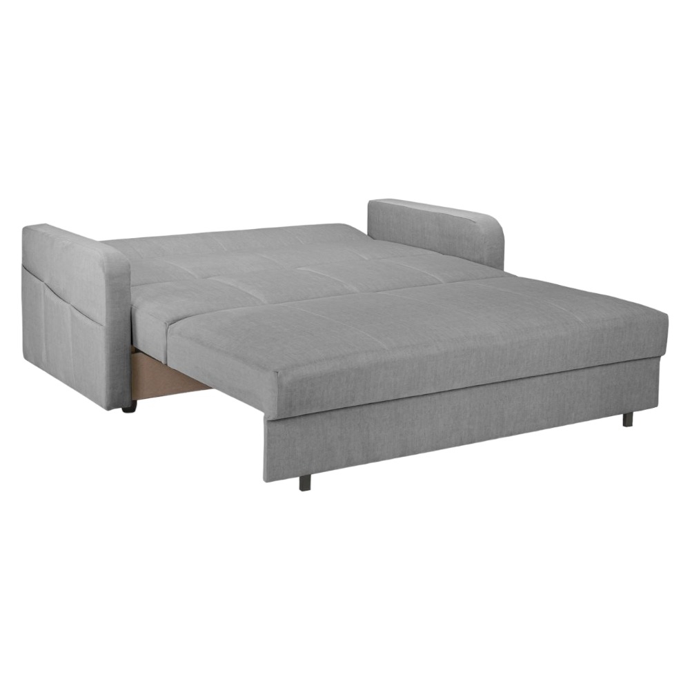 Product photograph of Penelope Grey 3 Seater Sofabed With Storage from Choice Furniture Superstore.