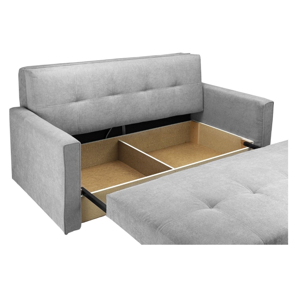 Product photograph of Viva Plush Tufted 3 Seater Sofabed With Storage from Choice Furniture Superstore.