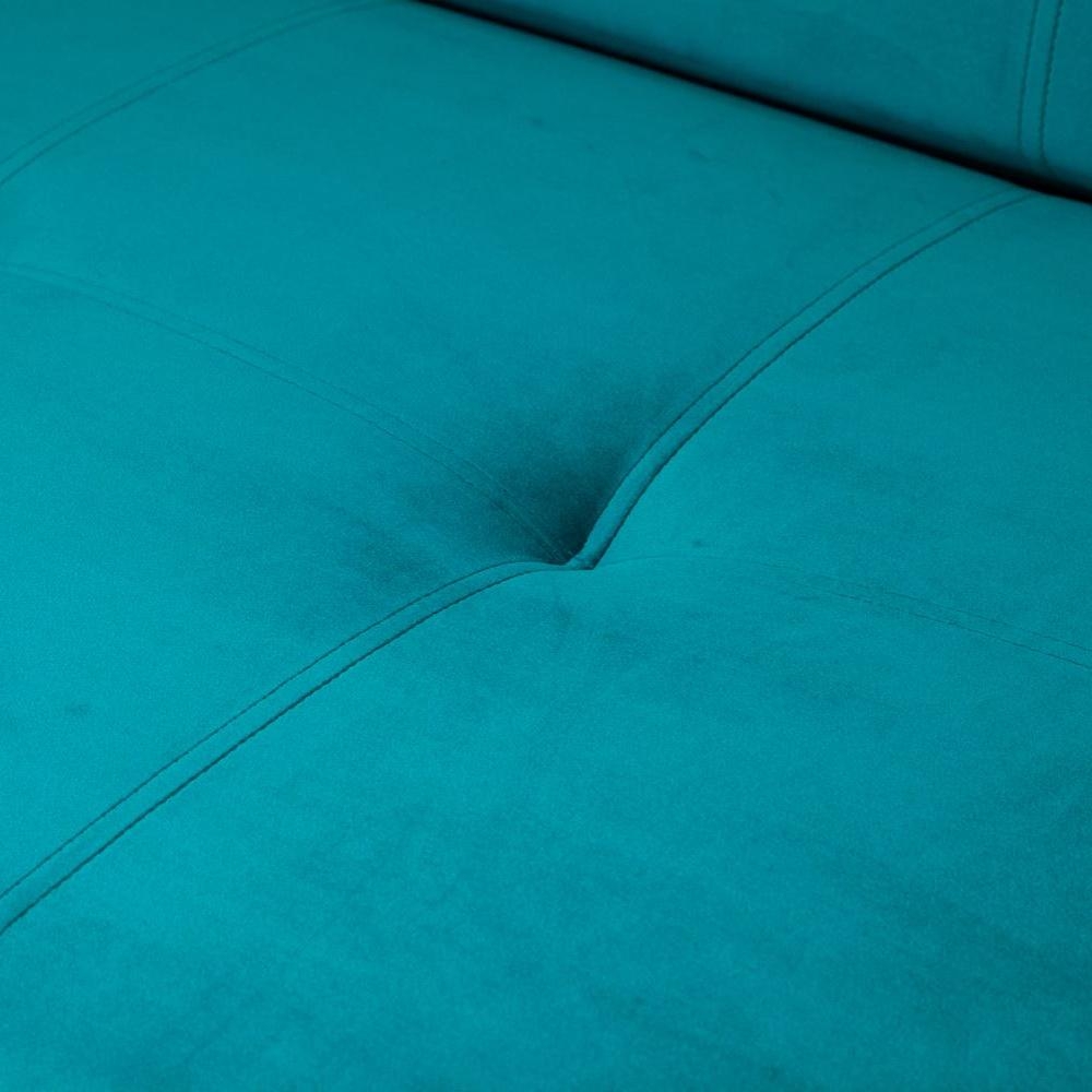 Product photograph of Viva Plush Teal 2 Seater Sofabed With Storage from Choice Furniture Superstore.