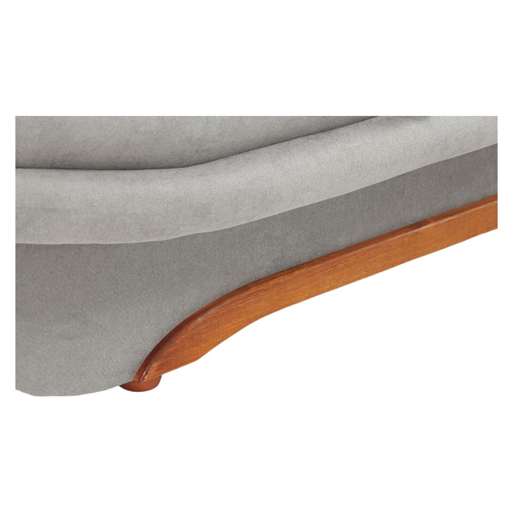 Product photograph of Weronika Grey Tufted Footstool from Choice Furniture Superstore.