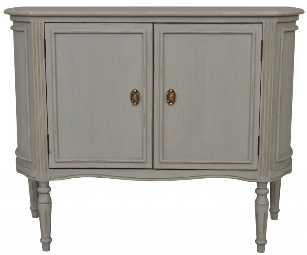 Product photograph of Emison French Grey 2 Door Medium Sideboard from Choice Furniture Superstore.