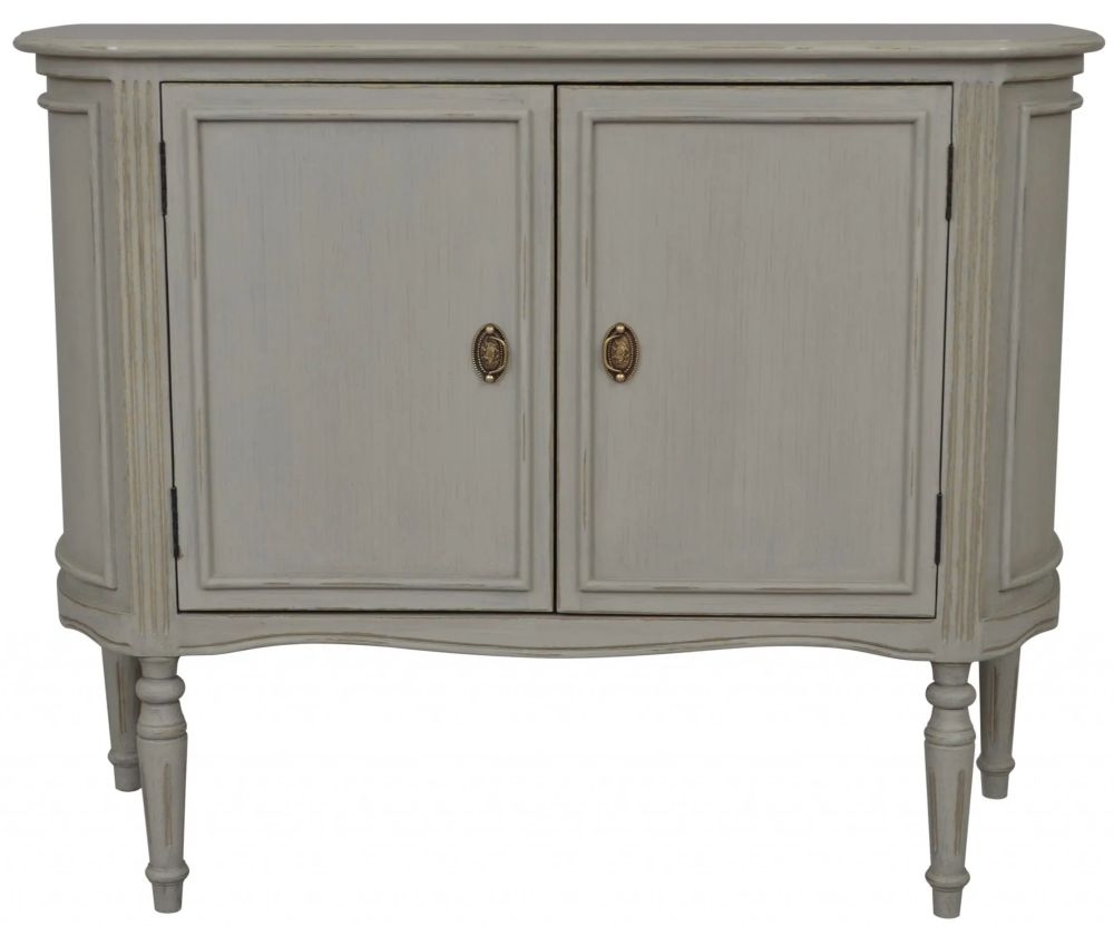 Product photograph of Gustine French Grey 2 Door Medium Sideboard from Choice Furniture Superstore.