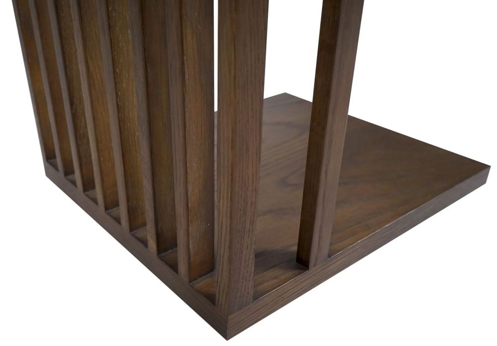 Product photograph of Fergus Walnut Side Table from Choice Furniture Superstore.