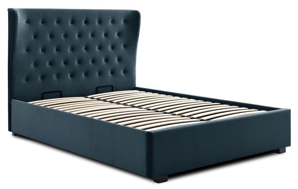 Product photograph of Kensington Velvet Ottoman Storage Bed from Choice Furniture Superstore.