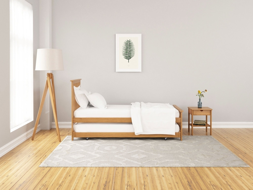 Product photograph of Eden Contemporary Oak Guest Bed from Choice Furniture Superstore.