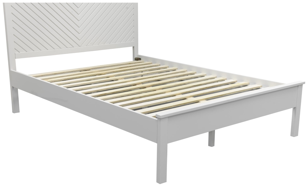 Product photograph of Painted Shaker Chevron Bed from Choice Furniture Superstore.