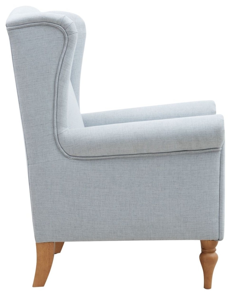 Product photograph of Harvard Upholstered Wingback Armchair from Choice Furniture Superstore.