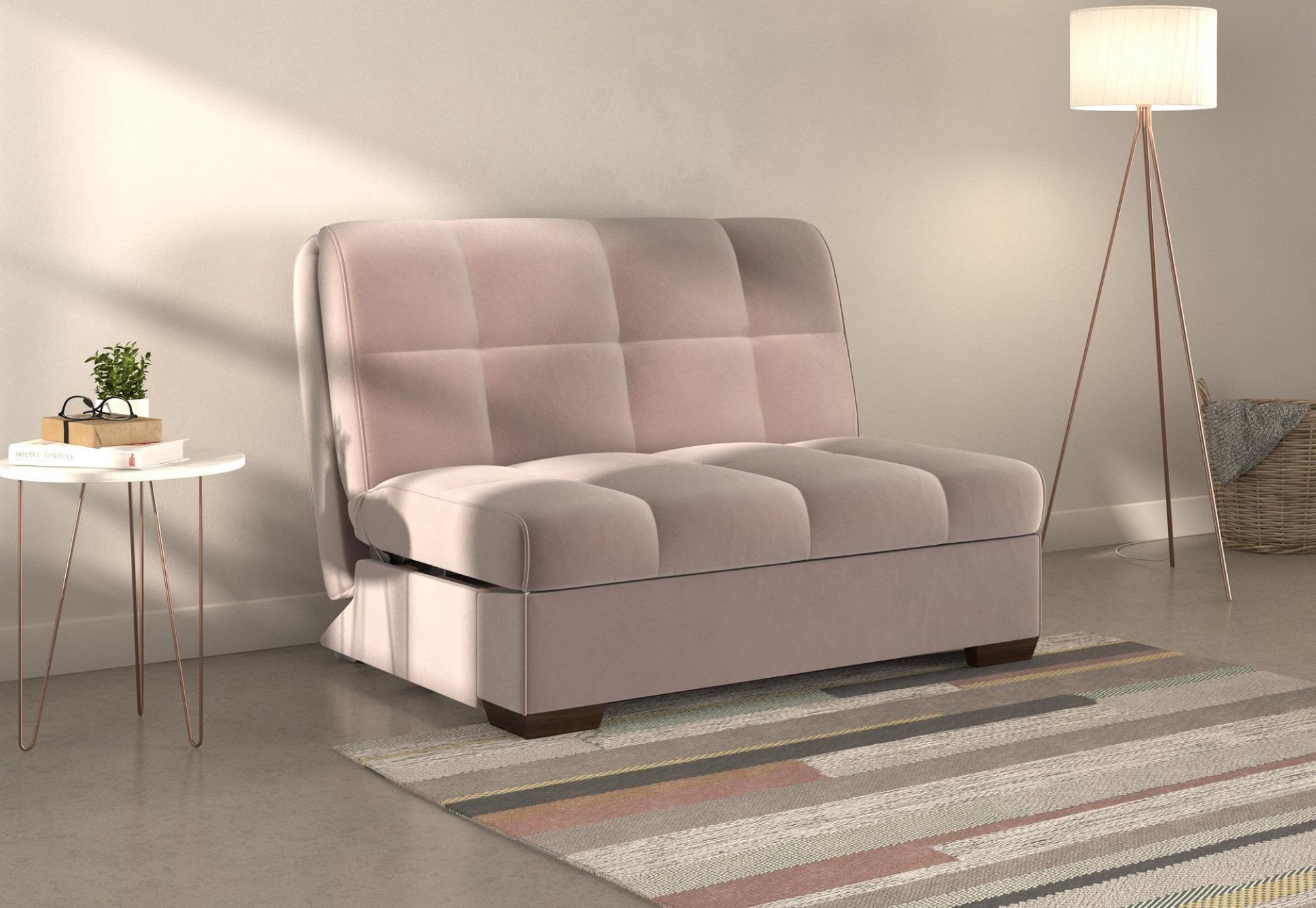 Product photograph of Harper Pink Sunningdale Heather 2 Seater Fabric Pull Out Sofa Bed from Choice Furniture Superstore.