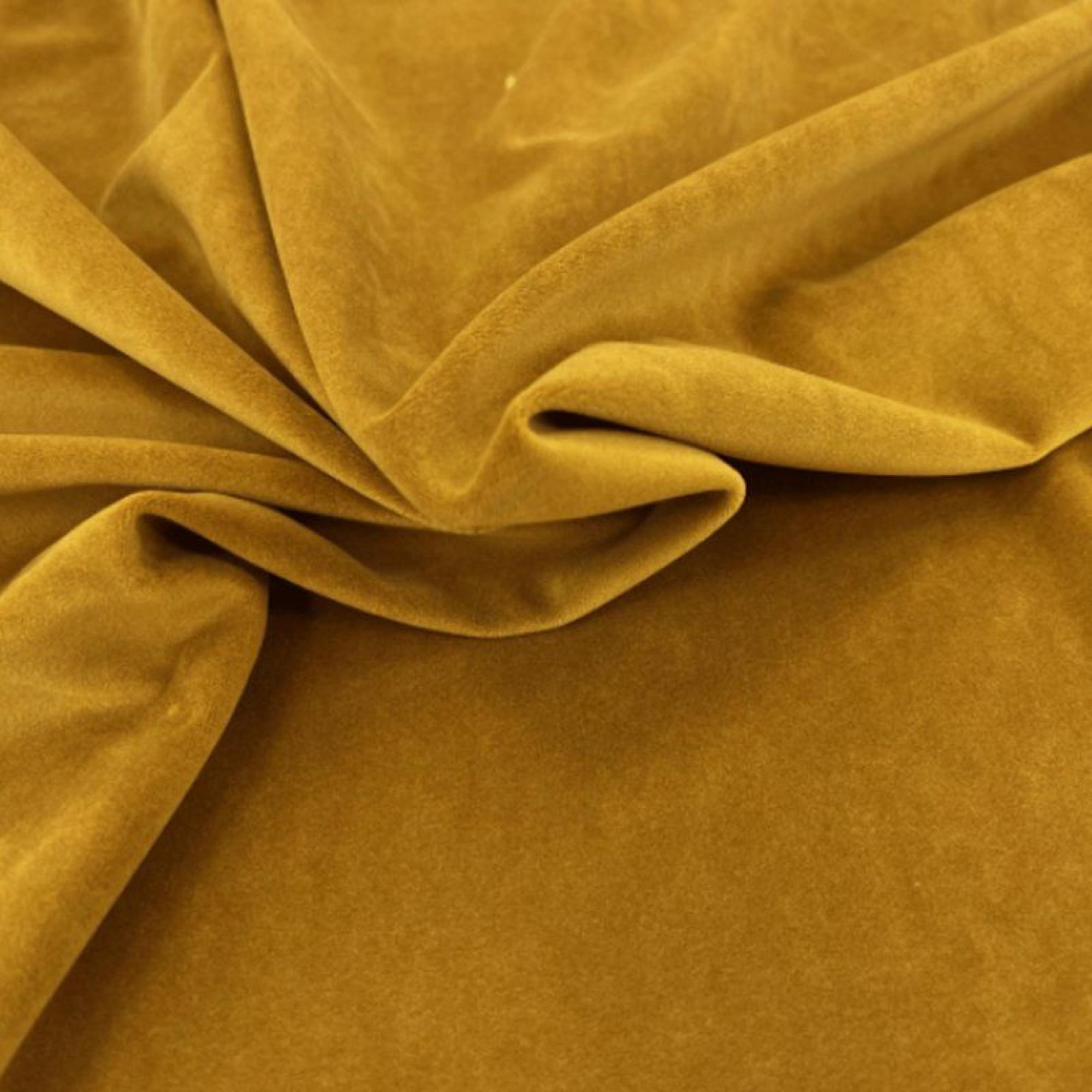 Product photograph of Harper Yellow Sunningdale Saffron 2 Seater Fabric Pull Out Sofa Bed from Choice Furniture Superstore.