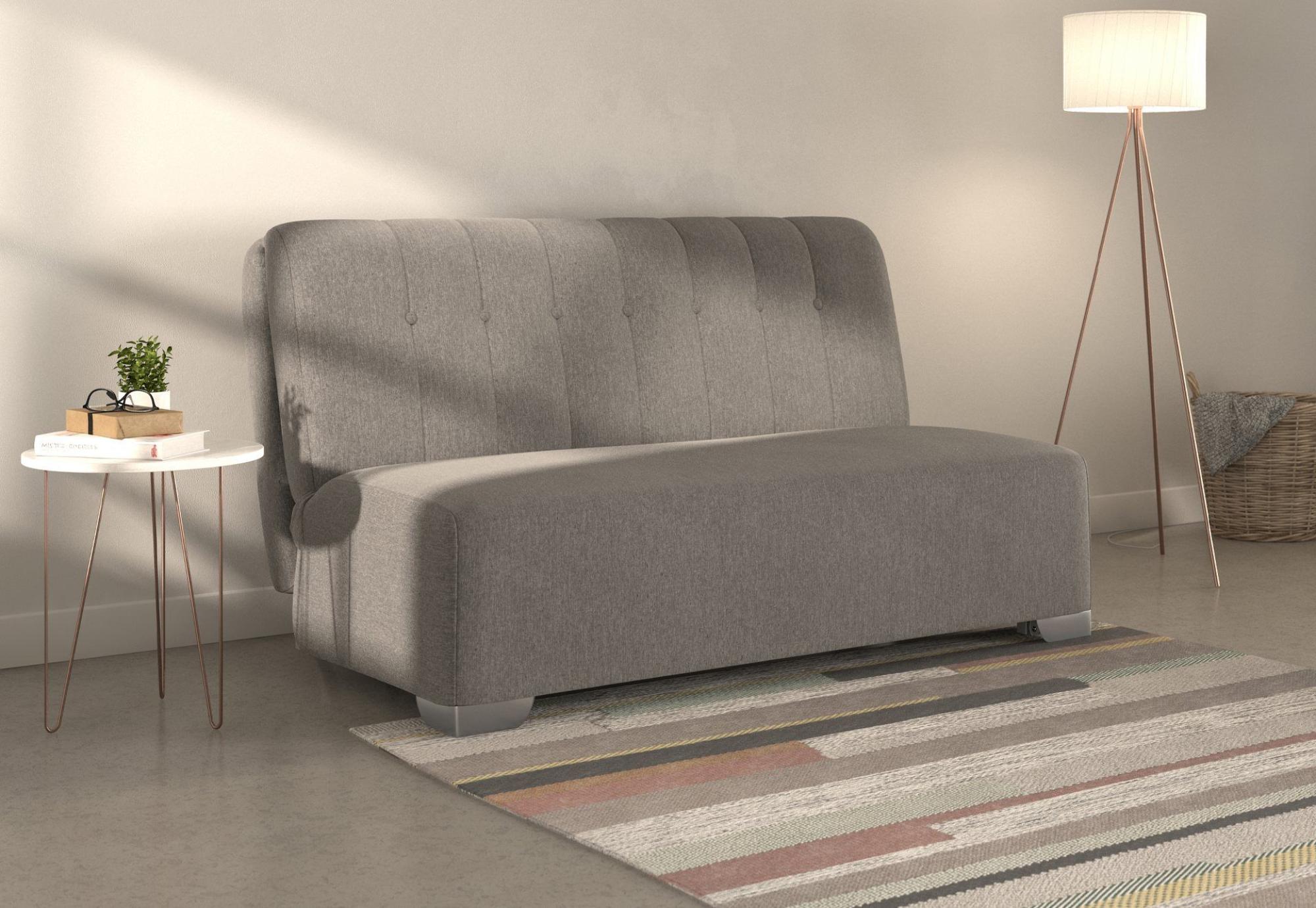 Product photograph of Jude Grey Carina Ash 2 Seater Fabric Pull Out Sofa Bed from Choice Furniture Superstore.