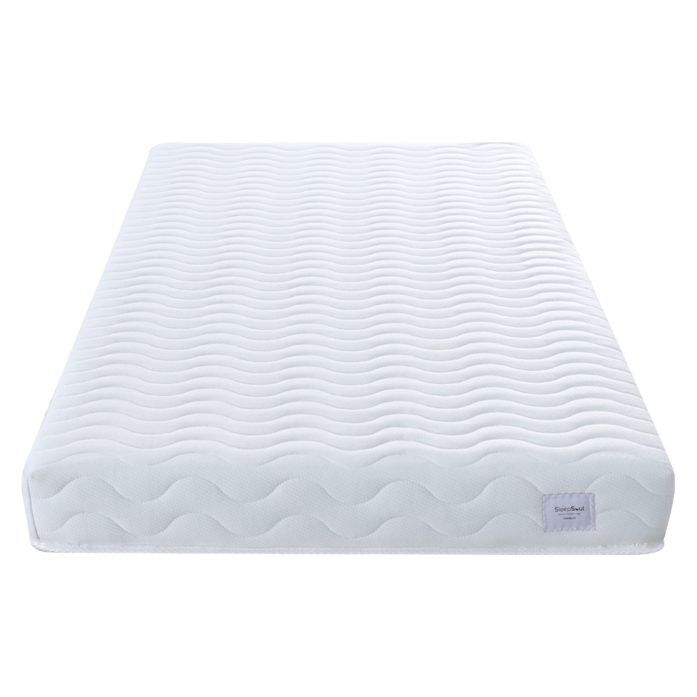Product photograph of Birlea Nimbus White Sleep Soul Foam Mattress from Choice Furniture Superstore.