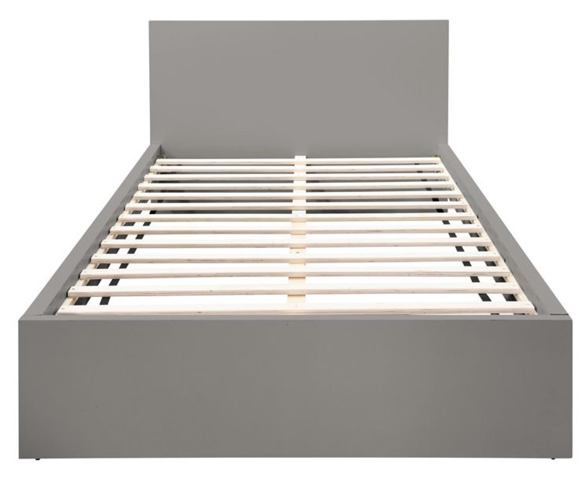 Product photograph of Oslo Grey Bed - Sizes Available from Choice Furniture Superstore.