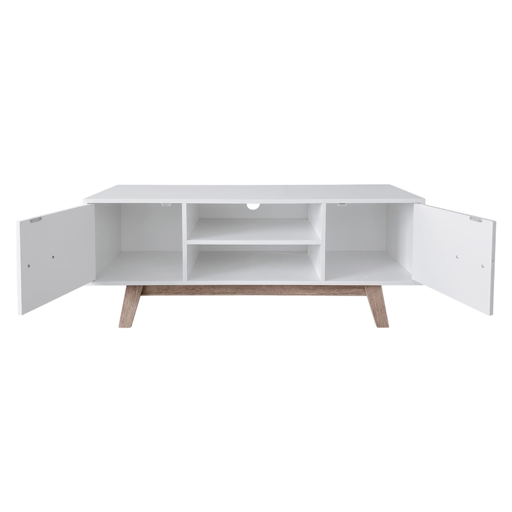 Product photograph of Birlea White Shard Tv Unit from Choice Furniture Superstore.