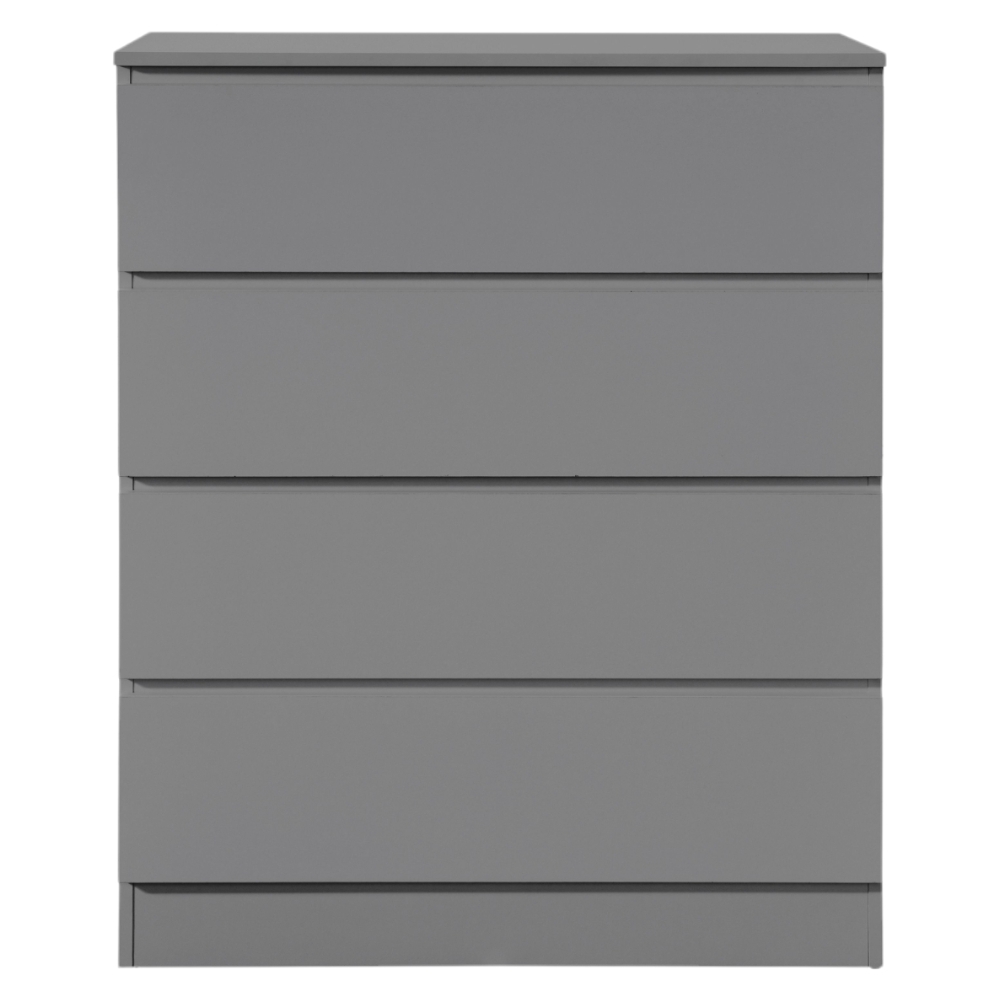 Product photograph of Birlea Oslo Grey 4 Drawer Chest from Choice Furniture Superstore.