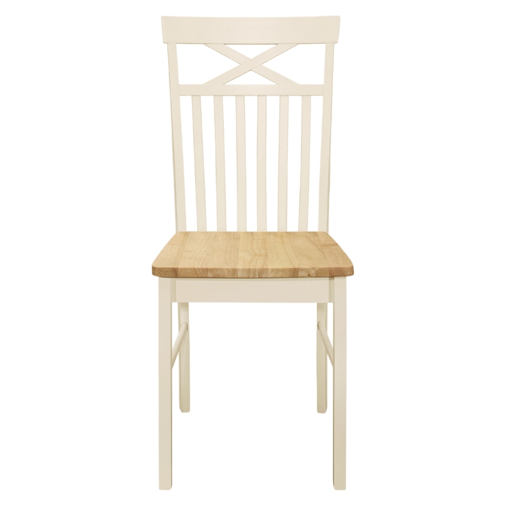 Product photograph of Birlea Chatsworth White Dining Chair Sold In Pairs from Choice Furniture Superstore.