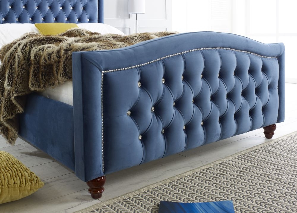 Product photograph of Hyder Bella Fabric Bed from Choice Furniture Superstore.