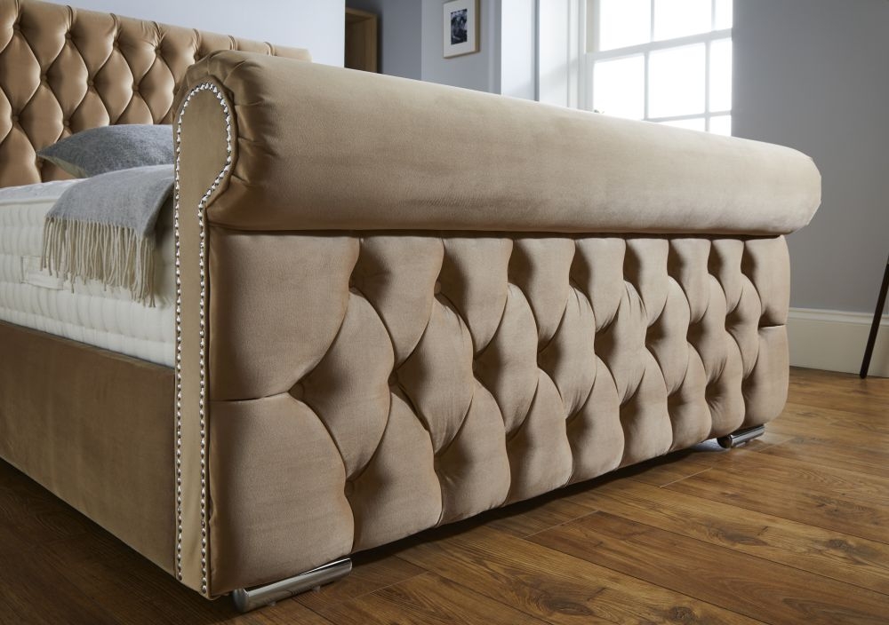 Product photograph of Hyder Buckingham Fabric Bed from Choice Furniture Superstore.