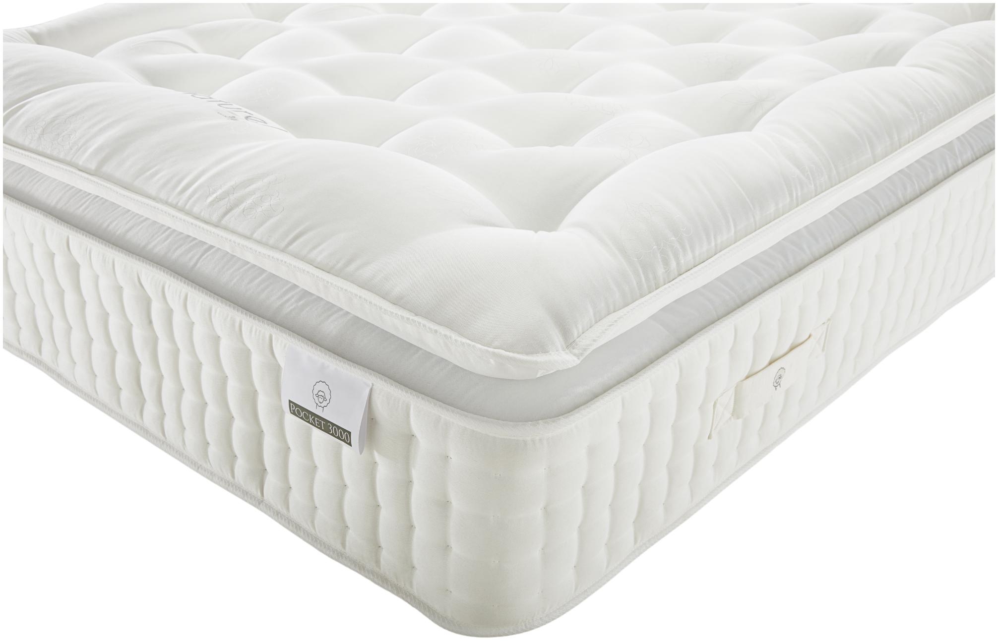 Product photograph of Hyder Naturel 3000 Pocket Spring Mattress from Choice Furniture Superstore.