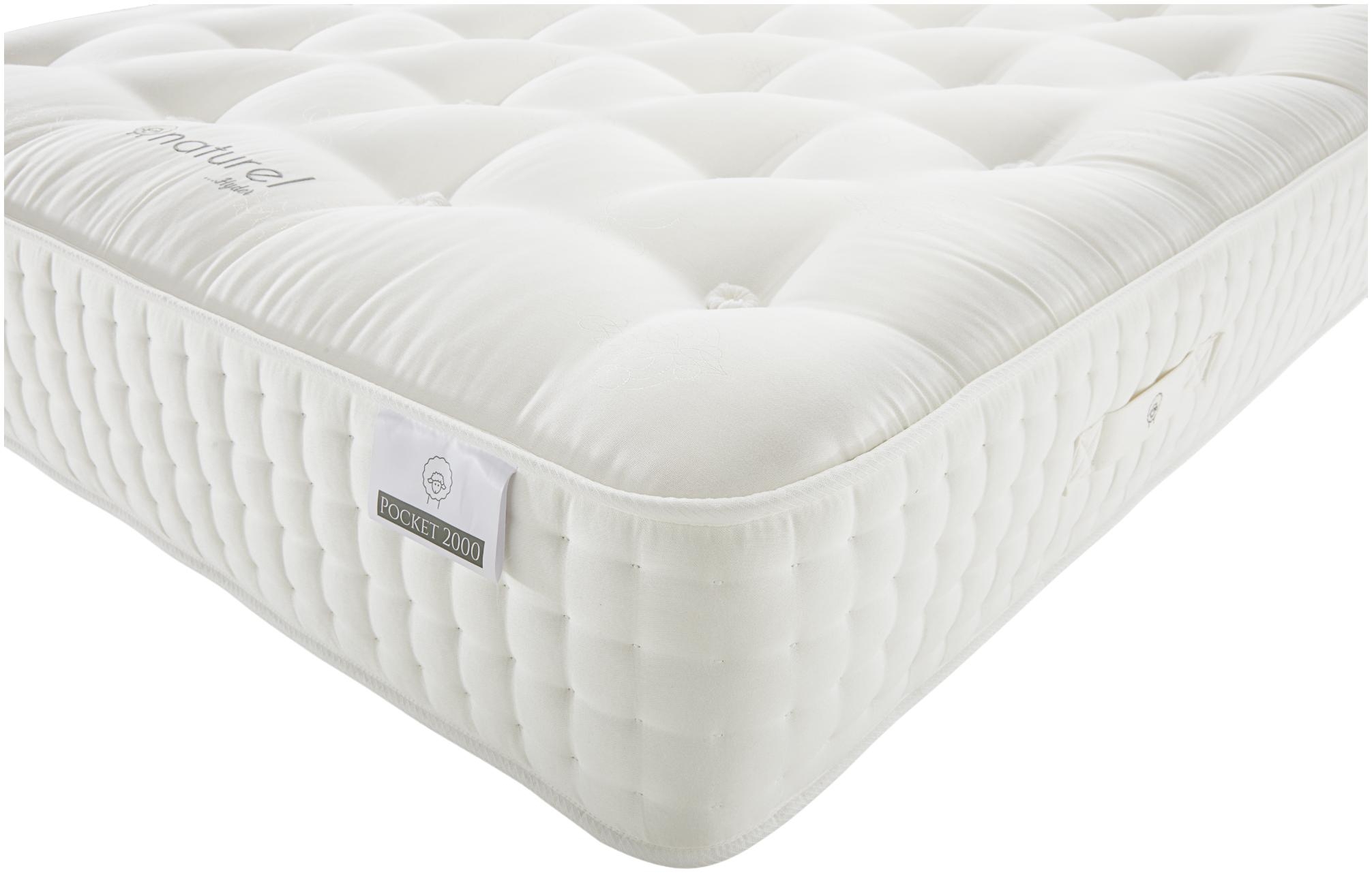 Product photograph of Hyder Naturel 2000 Pocket Spring Mattress from Choice Furniture Superstore.