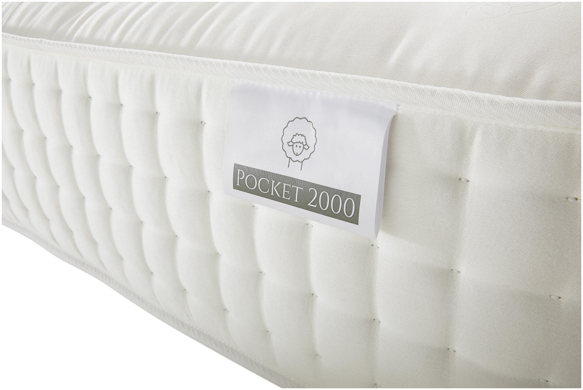 Product photograph of Hyder Naturel 2000 Pocket Spring Mattress from Choice Furniture Superstore.