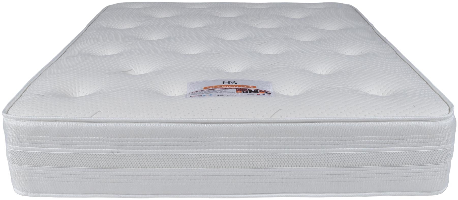 Product photograph of Hyder Silk 1500 Pocket Spring Mattress from Choice Furniture Superstore.