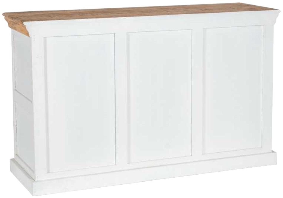 Product photograph of Alfie Brown 3 Door 3 Drawer Sideboard from Choice Furniture Superstore.