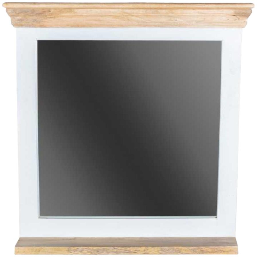 Product photograph of Alfie Brown Solid Mango Wood Mirror from Choice Furniture Superstore.