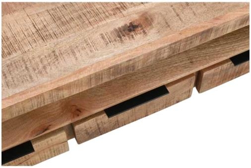 Product photograph of Dispur Solid Mango Wood 150cm Tv Unit from Choice Furniture Superstore.