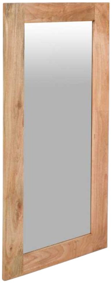 Product photograph of Dispur Solid Mango Wood Wall Mirror from Choice Furniture Superstore.