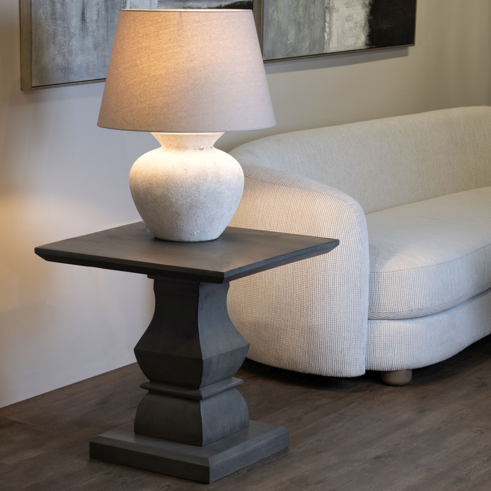 Product photograph of Hill Interiors Lucia Collection Grey Side Table from Choice Furniture Superstore.