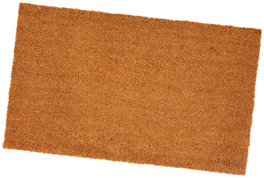 Product photograph of Astley Plain Natural Pvc Backed Coir Doormat - 60cm X 90cm from Choice Furniture Superstore.