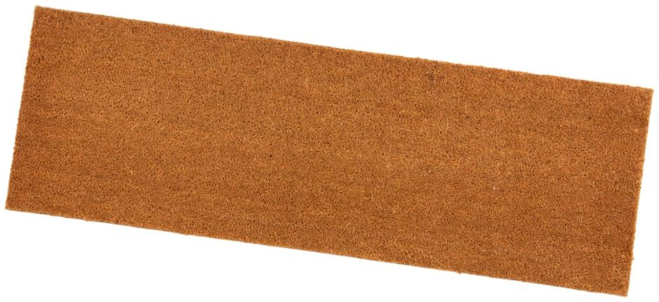 Product photograph of Astley Plain Natural Pvc Backed Coir Doormat - 40cm X 120cm from Choice Furniture Superstore.