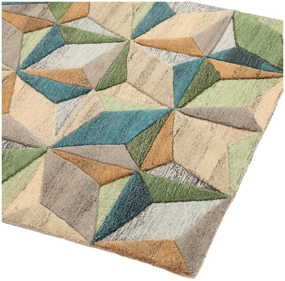 Product photograph of Lilianna Multi - Colour Wool Rug - Set Of 2 from Choice Furniture Superstore.