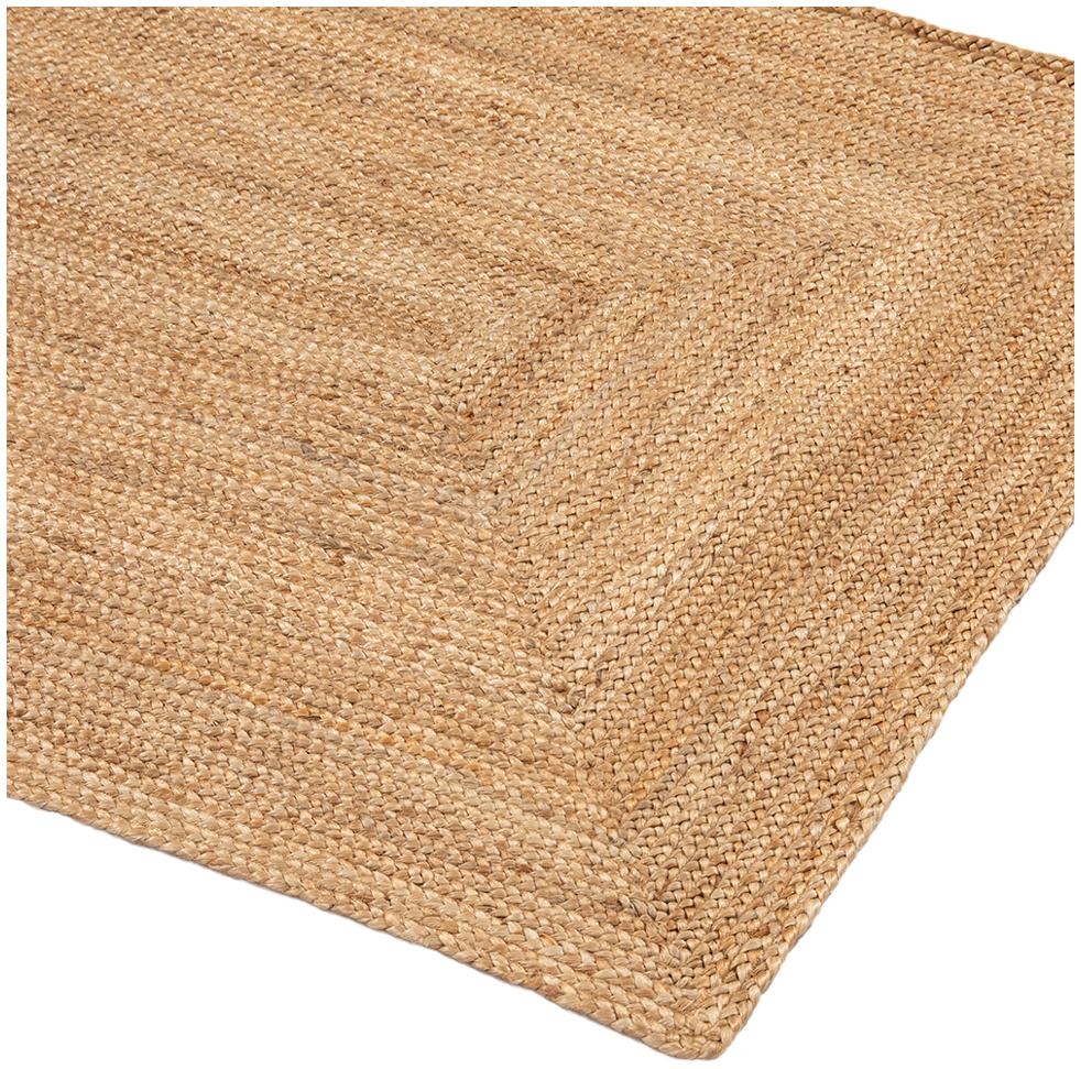 Product photograph of Stockport Natural Jute Reversible Rug - Set Of 2 from Choice Furniture Superstore.