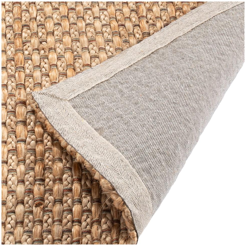 Product photograph of Salford Natural Jute Cotton Rug - Set Of 2 from Choice Furniture Superstore.