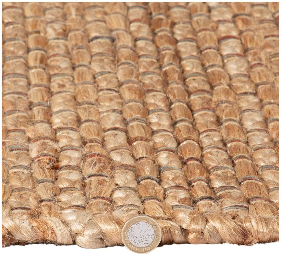 Product photograph of Salford Natural Jute Cotton Rug - Set Of 2 from Choice Furniture Superstore.