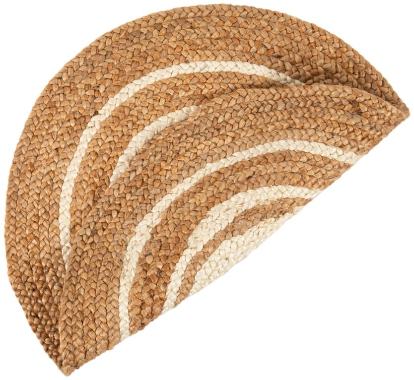 Product photograph of Altrincham Natural Jute Round Rug - Set Of 2 from Choice Furniture Superstore.