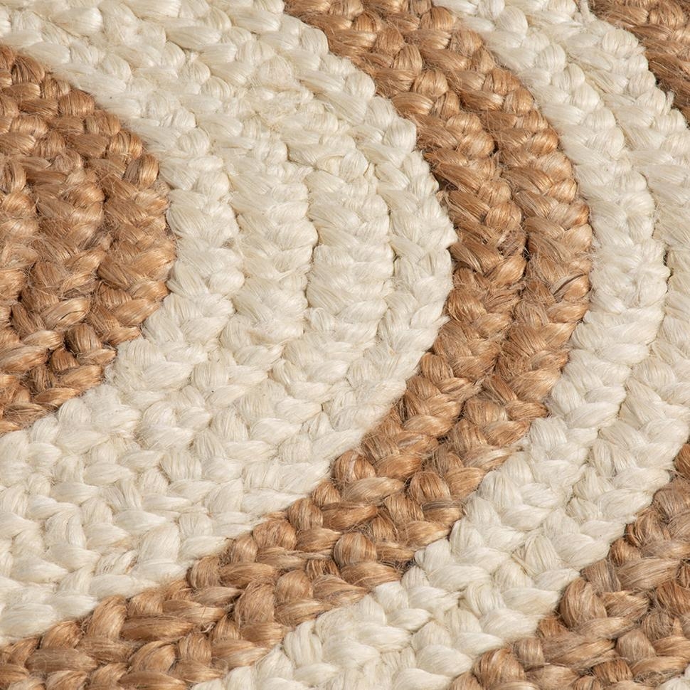 Product photograph of Altrincham Natural Jute Round Rug - Set Of 2 from Choice Furniture Superstore.