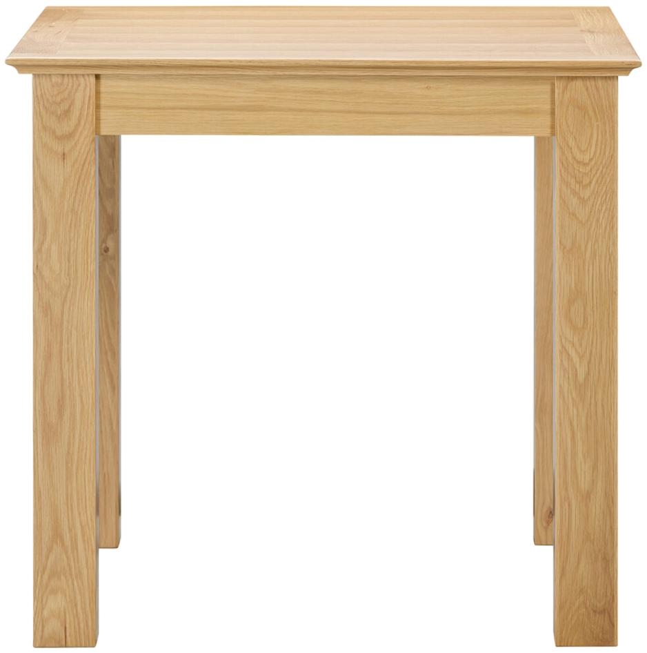 Product photograph of Arlington Oak Round Fixed Top 4 Seater Dining Table from Choice Furniture Superstore.