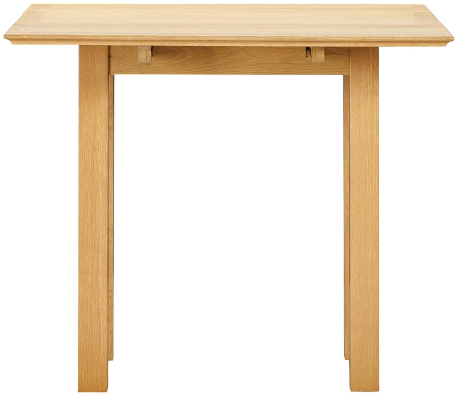 Product photograph of Arlington Oak Square Drop Leaf 2-4 Seater Extending Dining Table from Choice Furniture Superstore.